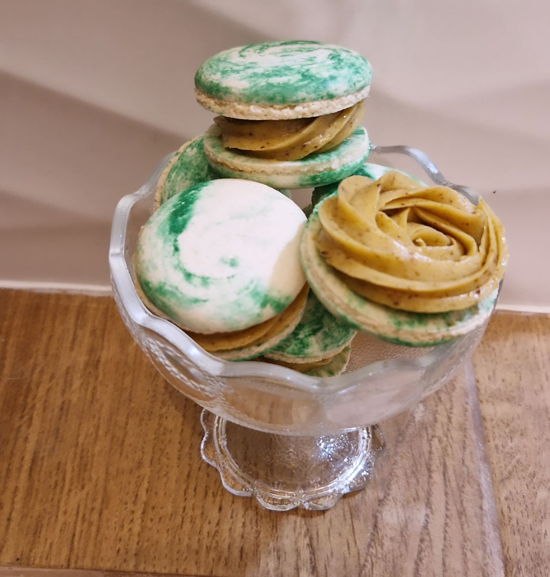 Macarons con Relleno de Pistacho !