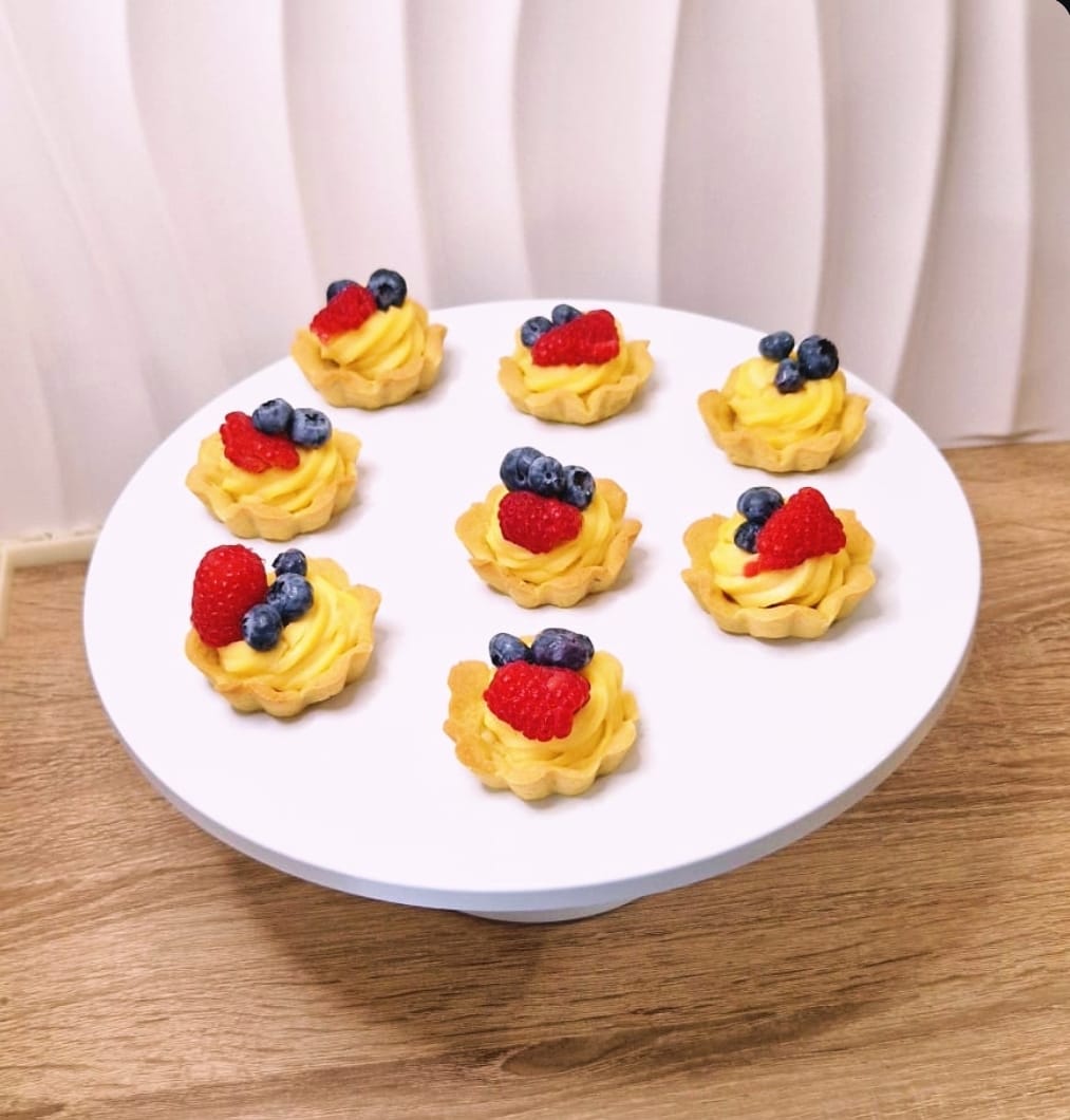 Tartas de Vainilla y frutas !