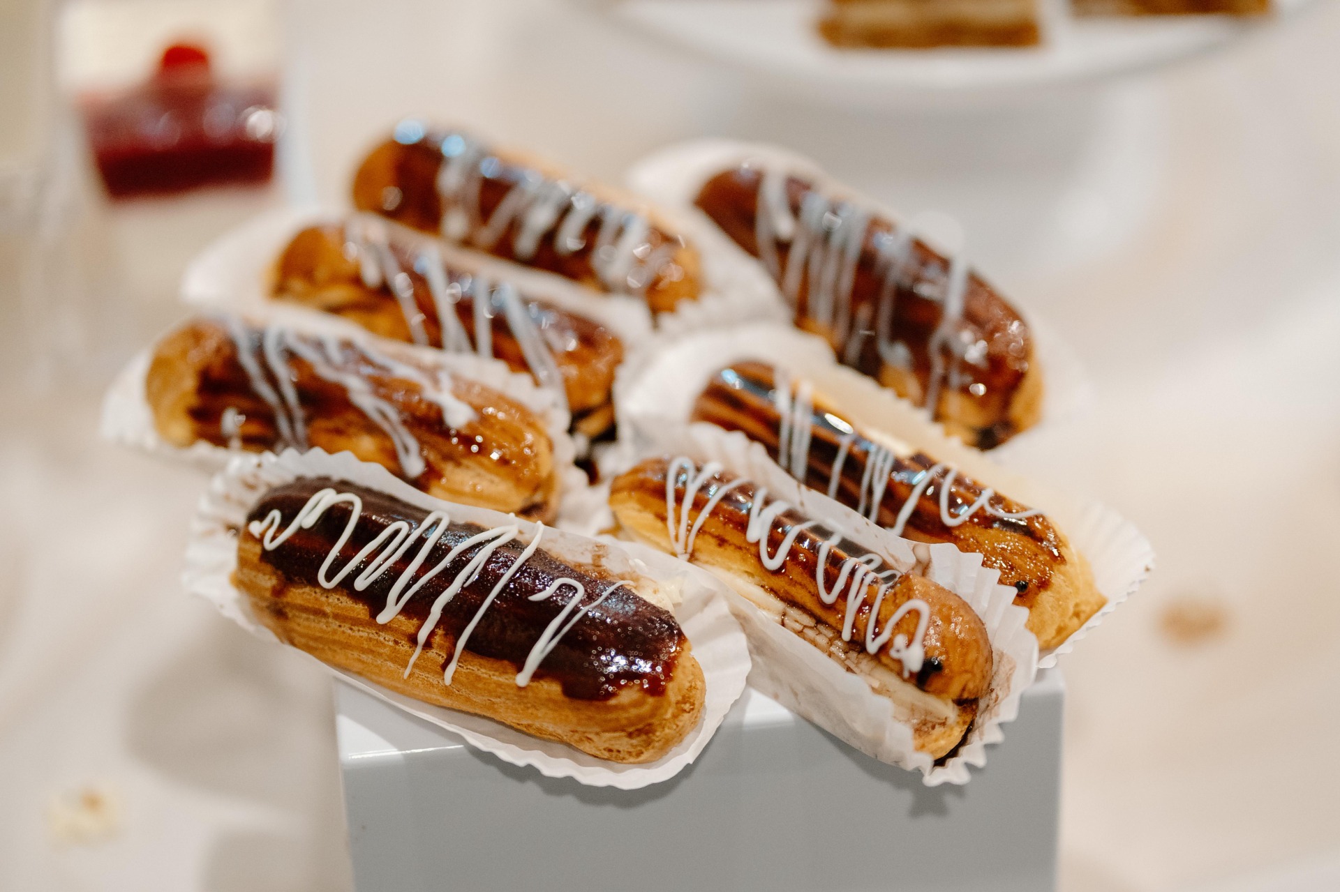 éclairs de vainilla !